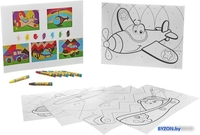 Набор для рисования Bondibon Забавный транспорт ВВ1477 - фото2