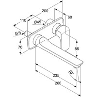 Смеситель Kludi Ameo 412450575 - фото2