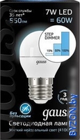 Светодиодная лампа Gauss E27 7 Вт 4100 К [105102207-S] - фото2