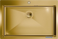 Кухонная мойка Floracio Steel F.7551.GD - фото