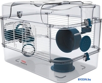 Клетка Zolux Rody 3 Solo 206017 (стальной синий) - фото, картинка Клетка Zolux Rody 3 Solo 206017 (стальной синий) - фото