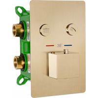 Душевая система Rea Fenix Davis Brush Gold REA-P6358 - фото2