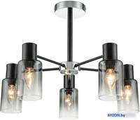 Люстра средней высоты Escada 2120/5P (черный) - фото