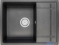 Кухонная мойка Granula 6501 (шварц) - фото