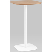 Барный стол Stool Group Form 60x60 T-005H (светлое дерево/белый) - фото, картинка Барный стол Stool Group Form 60x60 T-005H (светлое дерево/белый) - фото