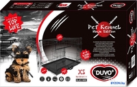Клетка Duvo Plus Pet Kennel Ninja Medium 11640/DV (черный) - фото2
