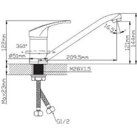 Смеситель Wisent WP49027 - фото2, картинка2 Смеситель Wisent WP49027 - фото2