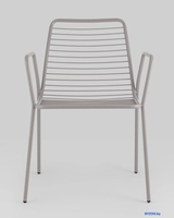 Стул Stool Group Дели с подлокотниками LV-107-7036 (металл серый) - фото2, картинка2 Стул Stool Group Дели с подлокотниками LV-107-7036 (металл серый) - фото2