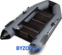Моторная лодка Vivax Т280 с полом-книгой (с килем, серый/черный) - фото2