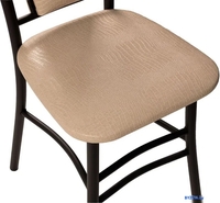 Стул ВВР Марсель (бежевый крокодил/черный, экокожа) - фото2