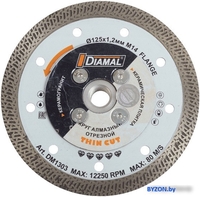 Отрезной диск алмазный Diamal DM1205 - фото, картинка Отрезной диск алмазный Diamal DM1205 - фото