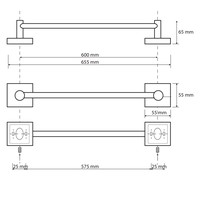 Держатель для полотенца Bemeta Beta 132104042 - фото2