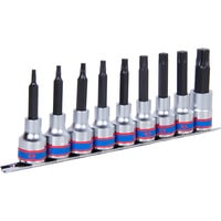 Набор торцевых головок King Tony 4119PR10 (9 предметов) - фото