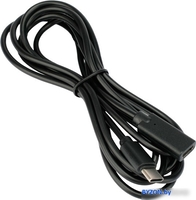 Кабель Cablexpert CCP-USB2-CMCF-2M USB Type-C - USB Type-C (2 м, черный) - фото