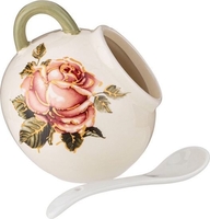 Солонка Agness 358-1982 (с ложкой) - фото