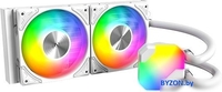 Жидкостное охлаждение для процессора Montech HyperFlow ARGB 240 (белый) - фото, картинка Жидкостное охлаждение для процессора Montech HyperFlow ARGB 240 (белый) - фото