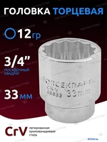 Головка слесарная ForceKraft FK-56933 (54305) - фото2