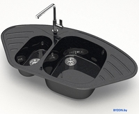 Кухонная мойка MARRBAXX 23/Q4 F023Q004 (черный) - фото2