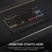 Клавиатура Corsair K70 Core TKL Wireless RGB (черный, Corsair MLX Red V2, нет кириллицы) - фото2
