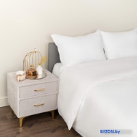 Постельное белье Siberia Home Сэнди Евро Сиб-Евро-Сэн-бел (белый) - фото2