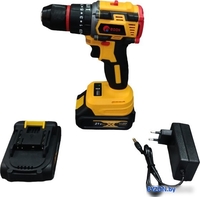 Дрель-шуруповерт Edon AD-21PBL (с 2-мя АКБ, кейс, набор оснастки) - фото2