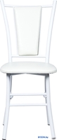Стул ВВР Марсель (белый/белый, экокожа) - фото2