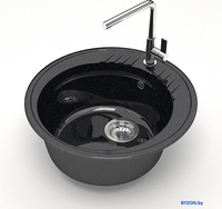 Кухонная мойка MARRBAXX 6/Q4 F006Q004 (черный) - фото2