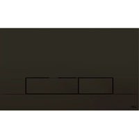 Панель смыва OLI Narrow OliPure 148303 (черный soft-touch) - фото