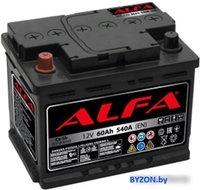 Автомобильный аккумулятор ALFA Hybrid 60 R (60 А·ч) - фото