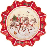 Блюдо Lefard Тройка 85-1736 (красный) - фото