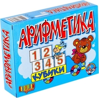Кубики Десятое королевство Арифметика на кубиках 12 штук 00647 - фото, картинка Кубики Десятое королевство Арифметика на кубиках 12 штук 00647 - фото