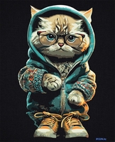 Три совы Стильный кот КХп_48163 - фото, картинка Три совы Стильный кот КХп_48163 - фото
