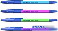 Erich Krause R-301 Neon Stick&Grip синий 42023 (4 шт) - фото2