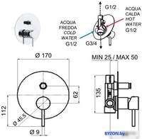 Смеситель Remer X Style X 09 L - фото2, картинка2 Смеситель Remer X Style X 09 L - фото2