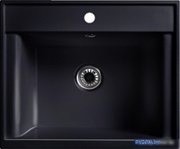 Кухонная мойка Belux SG-REC-6050 (черный) - фото