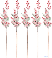 Рождественская ветка GrandSiti 23842-3 L58CM (3шт) - фото