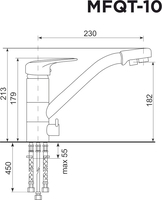 Смеситель MAUNFELD MFQT-10B (черный) - фото2