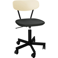 Офисный стул Sheffilton SHT-ST85/S121М (черный/бежевый/черный муар) - фото