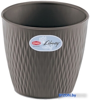 Вазон Stefanplast 87301 (серый) - фото, картинка Вазон Stefanplast 87301 (серый) - фото