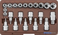 Набор торцевых головок Ombra 953222 (22 предмета) - фото2