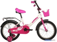 Детский велосипед Foxx Simple 16 2021 (белый) - фото