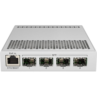 Управляемый коммутатор 3-го уровня Mikrotik CRS305-1G-4S+IN - фото
