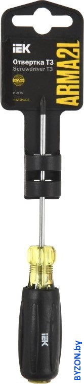 Отвертка IEK A2L5-SC10-T3-PH-00-075 Отвертка IEK A2L5-SC10-T3-PH-00-075