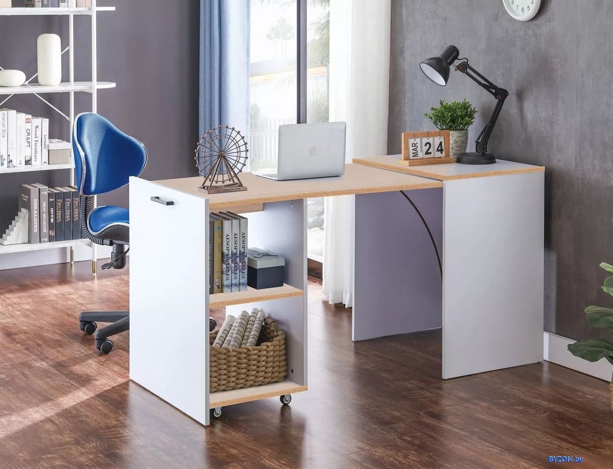 Стол Signal Duo (дуб/белый) Стол Signal Duo (дуб/белый)