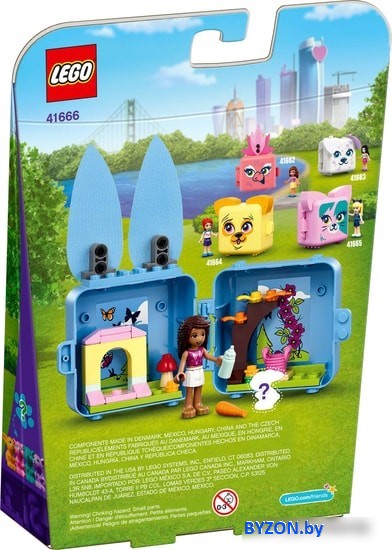 Конструктор LEGO Friends 41666 Кьюб Андреа с кроликом Конструктор LEGO Friends 41666 Кьюб Андреа с кроликом