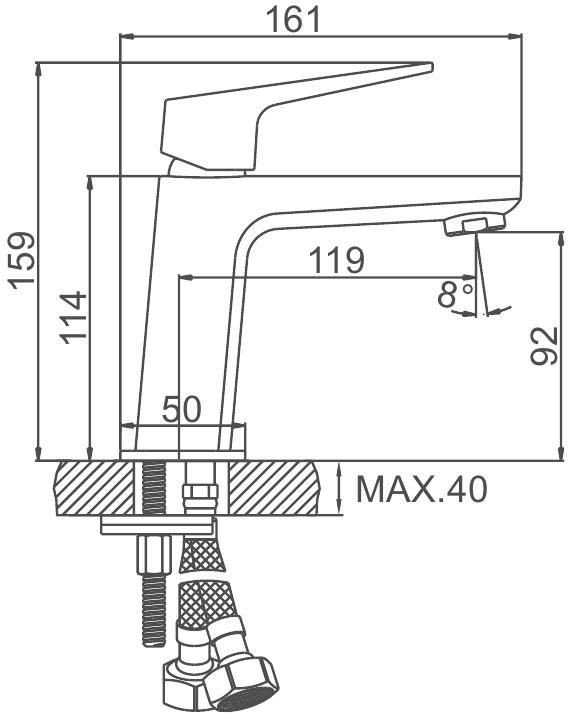 Смеситель Ledeme 1081B Смеситель Ledeme 1081B