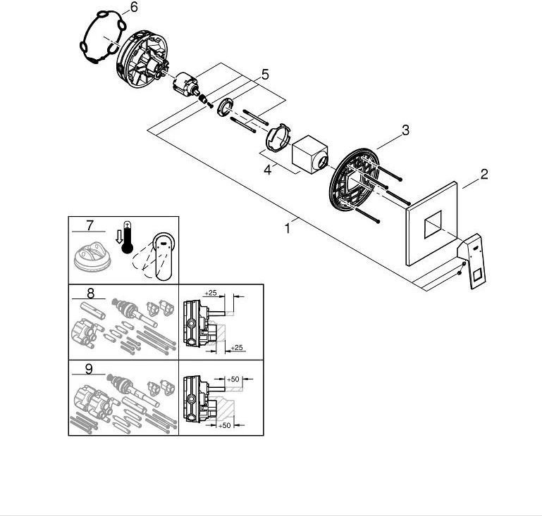 Смеситель Grohe Eurocube 24061AL0 Смеситель Grohe Eurocube 24061AL0