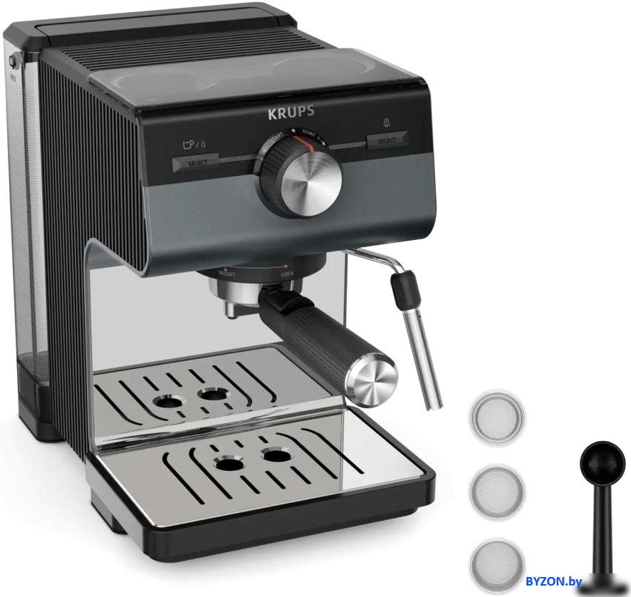 Рожковая кофеварка Krups Authentic+ XP384G10 Рожковая кофеварка Krups Authentic+ XP384G10