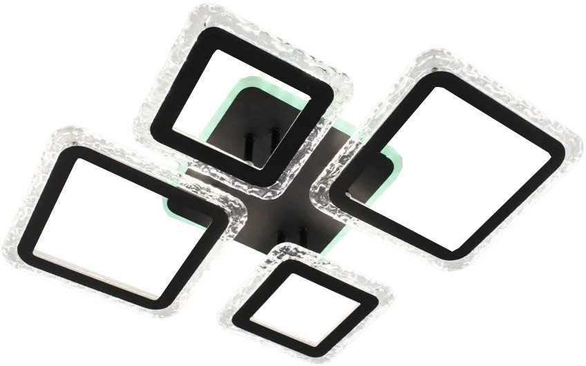 Estares Oval Ice RGB 75W 5S-APP-725х500х93-BLACK/CLEAR-220-IP20 Estares Oval Ice RGB 75W 5S-APP-725х500х93-BLACK/CLEAR-220-IP20