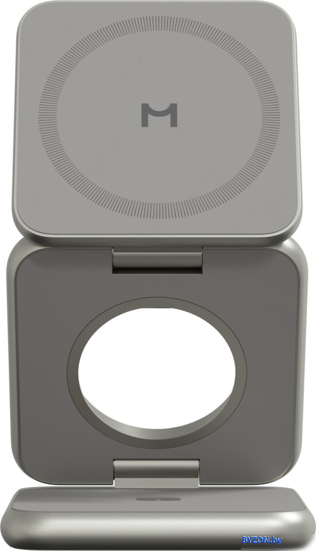 Беспроводное зарядное Magssory Fold Pro 3 в 1 WCH063 (титановый) Беспроводное зарядное Magssory Fold Pro 3 в 1 WCH063 (титановый)